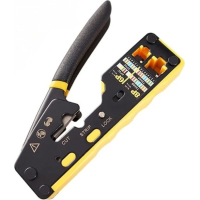 Інструмент Eserver RJ-45 (8P8C), RJ-12/11 (6P6C/6P4C), для прохідних конекторів (WT-4227B) Diawest