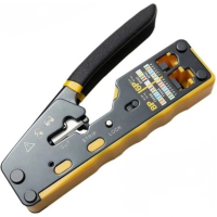 Інструмент Eserver RJ-45 (8P8C), RJ-12/11 (6P6C/6P4C), для прохідних конекторів (WT-4227B) Diawest