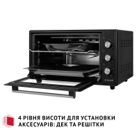 Електропіч Perfelli SIERRA 48 BLACK Diawest