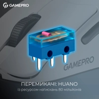 Мишка GamePro Asgard Surt Wireless/Bluetooth/USB White (GM017W) Diawest