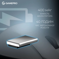Мишка GamePro Asgard Surt Wireless/Bluetooth/USB White (GM017W) Diawest