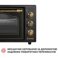 Електропіч Perfelli LAGGIO 37 BLACK RETRO Diawest