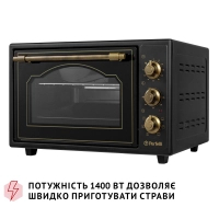 Електропіч Perfelli LAGGIO 37 BLACK RETRO Diawest