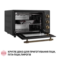 Електропіч Perfelli LAGGIO 37 BLACK RETRO Diawest