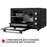 Електропіч Perfelli MIRAGE 37 BLACK Diawest