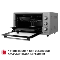 Електропіч Perfelli MIRAGE 48 GREY Diawest