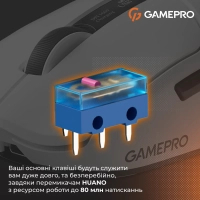 Мишка GamePro Genesis Ranker Wireless/Bluetooth/USB White (GM012W) Diawest