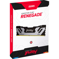 Модуль пам'яті для комп'ютера DDR5 48GB (2x24GB) 8800 MHz Renegade Black/Silver Kingston Fury (ex.HyperX) (KF588CU42RSK2-48) Diawest