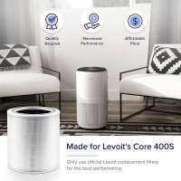 Фільтр для очисника/зволожувача повітря Levoit Core 400S True HEPA 3-Stage (HEACAFLVNEU0052) Diawest
