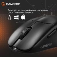 Мишка GamePro Genesis Avenger Wireless/Bluetooth/USB Black (GM096B) Diawest