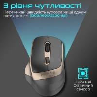Мишка Promate Samit Wireless Gold (samit.gold) Diawest