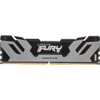 Модуль пам'яті для комп'ютера DDR5 48GB (2x24GB) 8000 MHz Renegade Black/Silver Kingston Fury (ex.HyperX) (KF580C38RSK2-48) Diawest