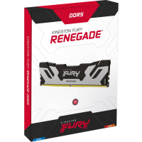 Модуль пам'яті для комп'ютера DDR5 48GB (2x24GB) 8000 MHz Renegade Black/Silver Kingston Fury (ex.HyperX) (KF580C38RSK2-48) Diawest