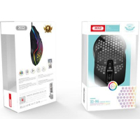 Мишка XO M4 4000 DPI RGB USB Black (XO-M4-BK) Diawest