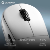 Мишка GamePro Asgard Loki Wireless/USB White (GM022W) Diawest