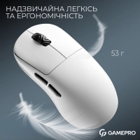 Мишка GamePro Asgard Loki Wireless/USB White (GM022W) Diawest