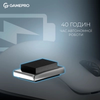 Мишка GamePro Asgard Loki Wireless/USB White (GM022W) Diawest