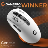 Мишка GamePro Genesis Winner Wireless/Bluetooth/USB White (GM079W) Diawest