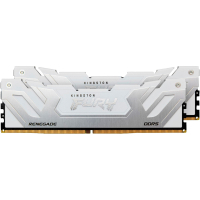 Модуль пам'яті для комп'ютера DDR5 48GB (2x24GB) 8800 MHz Renegade White/Silver Kingston Fury (ex.HyperX) (KF588CU42RWK2-48) Diawest