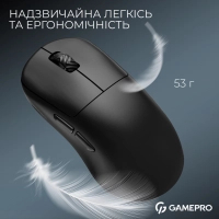 Мишка GamePro Asgard Loki Wireless/USB Black (GM022B) Diawest