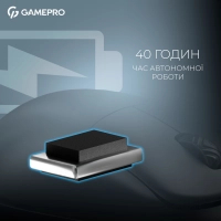 Мишка GamePro Asgard Loki Wireless/USB Black (GM022B) Diawest