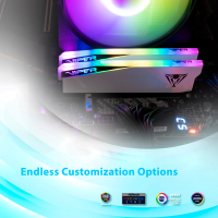 Модуль пам'яті для комп'ютера DDR5 32GB (2x16GB) 7000 MHz Viper Elite 5 RGB Patriot (PVER532G70C38KW) Diawest