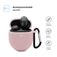 Чохол для навушників Armorstandart Hang Case для Google Pixel Buds Pro Pink (ARM75515) Diawest