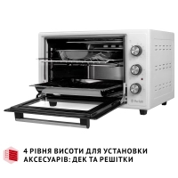 Електропіч Perfelli SIERRA 37 WHITE Diawest
