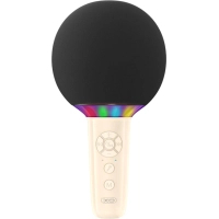 Мікрофон XO BE50 Bluetooth, AUX, LED Beige (BE50.beige) Diawest