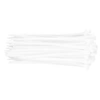 Стяжка Neo Tools 75шт, пластик, 4.8x200мм, біла (01-607) Diawest