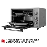 Електропіч Perfelli SIERRA 37 GREY Diawest