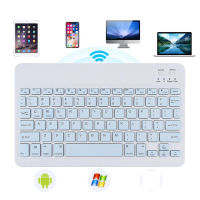 Клавіатура BeCover (245х150 мм) Bluetooth UA Light Blue (713407) Diawest
