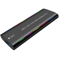 Кишеня зовнішня Dynamode M.2 SSD NVMe/SATA combo USB3.2 GEN2 Type-C aluminium black (DM-CAD-SSD10) Diawest