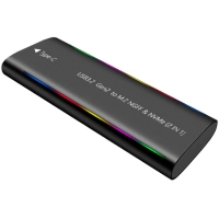 Кишеня зовнішня Dynamode M.2 SSD NVMe/SATA combo USB3.2 GEN2 Type-C aluminium black (DM-CAD-SSD10) Diawest