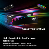 Модуль пам'яті для комп'ютера DDR5 64GB (2x32GB) 6400 MHz Viper Elite 5 Ultra Patriot (VEU564G6432K) Diawest