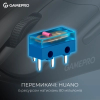 Мишка GamePro Asgard Surt Wireless/Bluetooth/USB Black (GM017B) Diawest