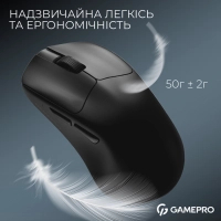 Мишка GamePro Asgard Surt Wireless/Bluetooth/USB Black (GM017B) Diawest
