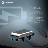 Мишка GamePro Asgard Thor Wireless/Bluetooth/USB White (GM023W) Diawest