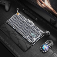 Клавіатура GravaStar Mercury K1 Pro TKL Wireless/Bluetooth/USB UA Grey (GSK1PRO_GRY) Diawest