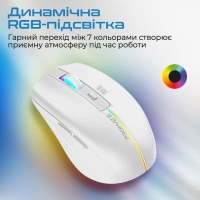 Мишка Promate Kitt Wireless White (kitt.white) Diawest