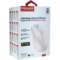 Мишка Promate Kitt Wireless White (kitt.white) Diawest