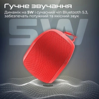 Акустична система Promate Mood 5W Red (mood.red) Diawest
