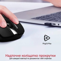 Мишка Promate Cursor Wireless Black (cursor.black) Diawest