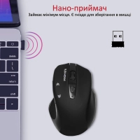 Мишка Promate Cursor Wireless Black (cursor.black) Diawest