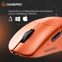 Мишка GamePro Genesis Avenger Wireless/Bluetooth/USB Orange (GM096O) Diawest