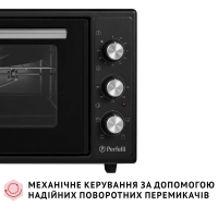 Електропіч Perfelli MIRAGE 48 BLACK Diawest