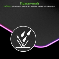 Килимок для мишки Vertux SwiftPad-L Black (swiftpad-l.black) Diawest