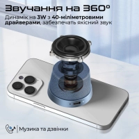 Акустична система Promate Punch 3 Вт Navy (punch.navy) Diawest