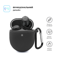 Чохол для навушників Armorstandart Hang Case для Google Pixel Buds Pro Black (ARM75403) Diawest