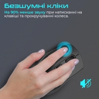 Мишка Promate Samit Wireless Black (samit.black) Diawest